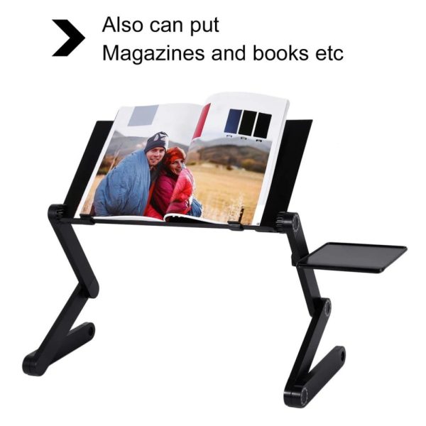 Laptop Stand - Black With Magazine