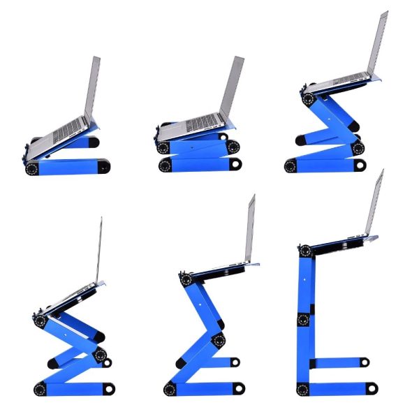 Laptop Stand - Blue Positions