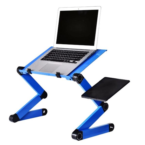 Laptop Stand - Blue With Laptop