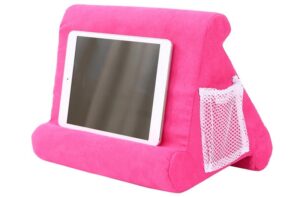 Tablet Fone Holder Pillow - Pink Pouch & Tablet